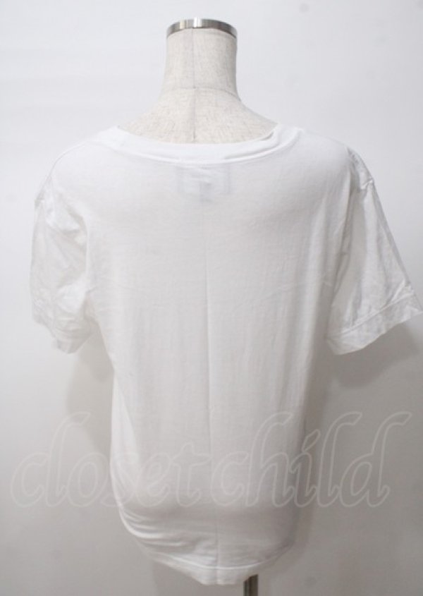 画像2: ヴィヴィアンウエストウッド MAN 中古 / mushroom man tシャツ 42 白  Y-25-07-20-021-to-AS-ZY (2)