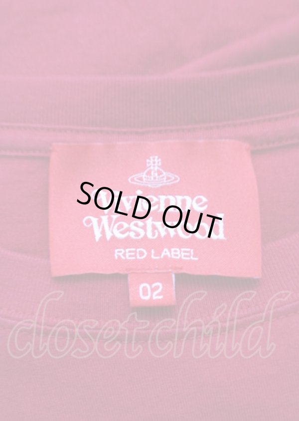 画像3: ヴィヴィアンウエストウッド 中古 / ネコプリントTシャツ 02 レッド  Y-25-07-20-022-to-SZ-ZY (3)