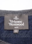 画像5: ヴィヴィアンウエストウッド MAN 中古 / ギンガムパピーTシャツ 44 ネイビー  Y-25-07-20-023-to-AS-ZY (5)