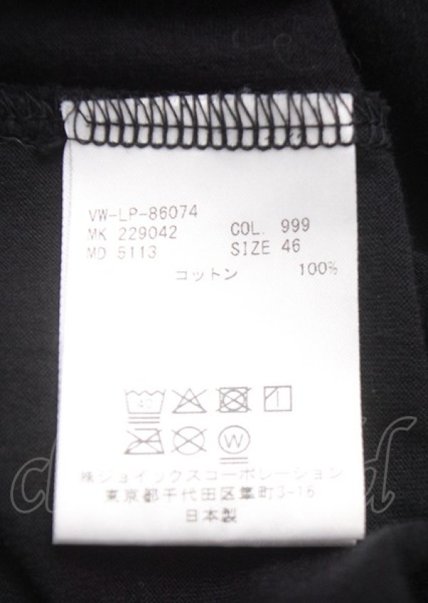 画像4: ヴィヴィアンウエストウッド MAN 中古 / TS/MAN LONDON リラックスTシャツ 46 黒  Y-25-07-20-025-ts-SZ-ZY (4)