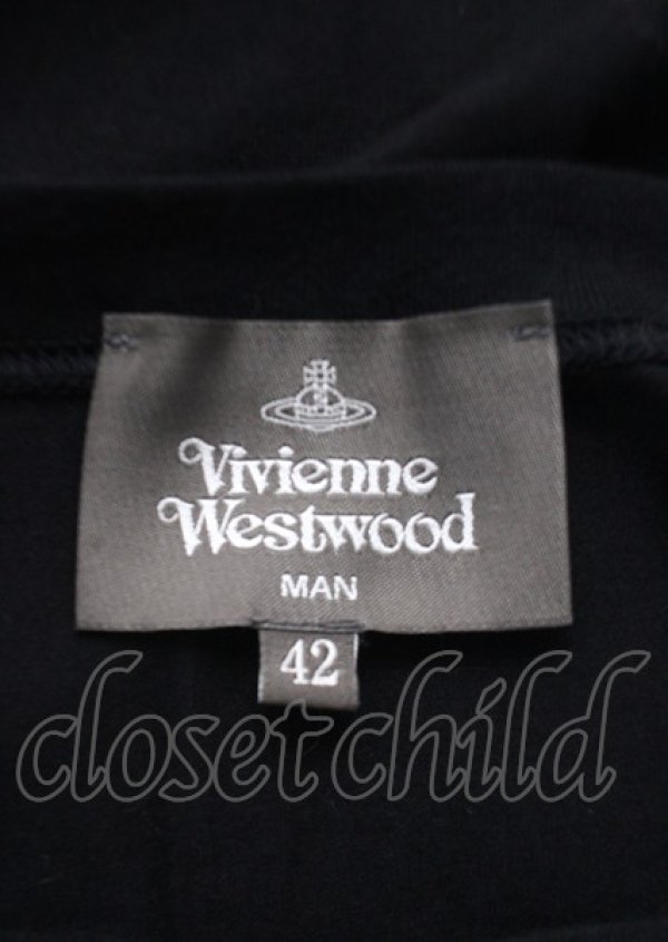 画像4: ヴィヴィアンウエストウッド MAN 中古 / mushroom man tシャツ 42 黒  Y-25-07-20-026-to-AS-ZY (4)
