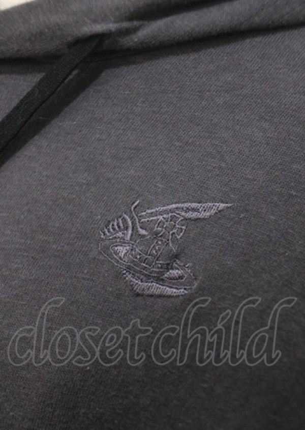 画像3: ヴィヴィアンウエストウッド 中古 / 半袖パーカーワンピース  グレー  Y-25-07-20-029-op-SZ-ZY (3)