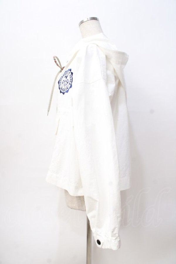 画像2: ヴィヴィアンウエストウッド 中古 / UNIVERSITY OF PEACE アノラック 00 ホワイト  Y-25-08-20-021-bl-SZ-ZY (2)