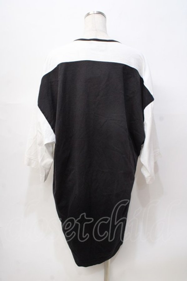 画像3: ヴィヴィアンウエストウッド MAN 中古 / "MAN LONDON" ネームタグ ビッグTシャツ F ホワイト×ブラック  Y-25-08-20-022-ts-SZ-ZY (3)