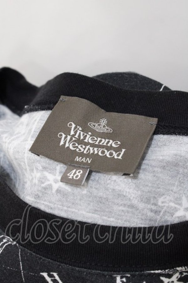 画像5: ヴィヴィアンウエストウッド 中古 / 星座柄Tシャツ  黒  Y-25-08-20-024-to-AS-ZY (5)