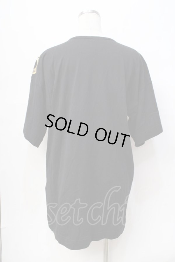 画像3: ヴィヴィアンウエストウッド MAN 中古 / 安ピンモチーフTシャツ  黒  Y-25-08-20-025-to-AS-ZY (3)