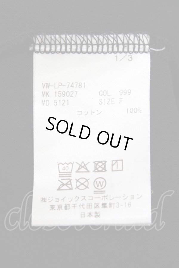 画像6: ヴィヴィアンウエストウッド MAN 中古 / 安ピンモチーフTシャツ  黒  Y-25-08-20-025-to-AS-ZY (6)