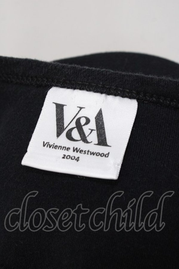 画像5: ヴィヴィアンウエストウッド 中古 / V&A　Tシャツ Ｍ ブラック  Y-25-08-20-028-ts-SZ-ZY (5)