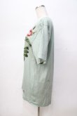 画像2: ヴィヴィアンウエストウッド MAN 中古 / ローズptリラックスTシャツ 44 グリーン  Y-25-08-20-030-ts-SZ-ZY (2)
