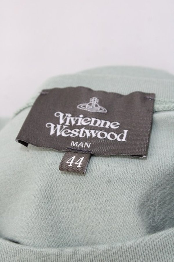 画像6: ヴィヴィアンウエストウッド MAN 中古 / ローズptリラックスTシャツ 44 グリーン  Y-25-08-20-030-ts-SZ-ZY (6)