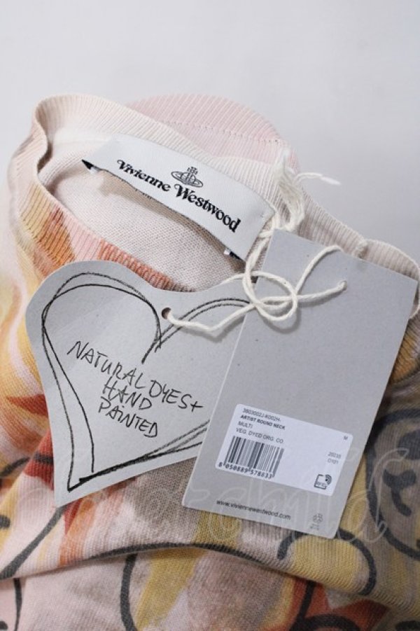画像6: ヴィヴィアンウエストウッド 中古 / ARTIST ROUND NECK カットソー  ピンク  Y-25-08-20-032-to-SZ-ZY (6)
