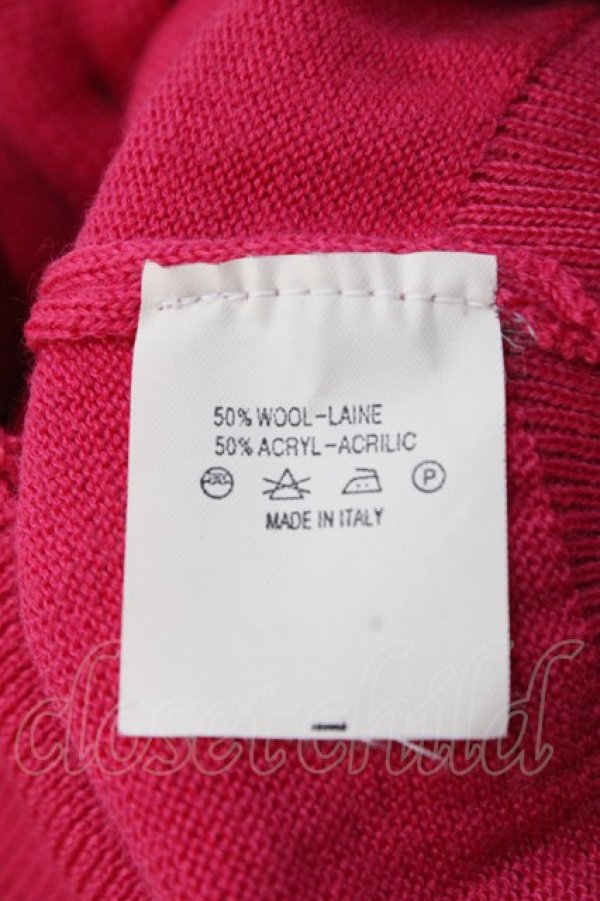 画像6: ヴィヴィアンウエストウッド 中古 / カラーオーブ刺繍カーディガン 表記ナシ ピンク  Y-25-08-20-034-to-SZ-ZY (6)