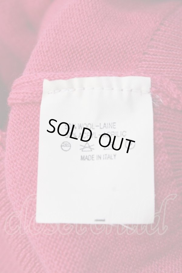 画像6: ヴィヴィアンウエストウッド 中古 / カラーオーブ刺繍カーディガン 表記ナシ ピンク  Y-25-08-20-034-to-SZ-ZY (6)