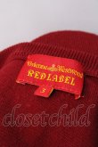 画像5: ヴィヴィアンウエストウッド 中古 / 単色オーブ刺繍カーディガン 3 レッド  Y-25-08-20-035-to-SZ-ZY (5)