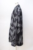 画像2: ヴィヴィアンウエストウッド MAN 中古 / "HARLEQUIN" ジャカード デニムシャツ  インディゴ  Y-25-08-20-042-jc-SZ-ZY (2)