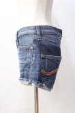 画像2: ヴィヴィアンウエストウッド Anglomania and Lee 中古 / デニムショートパンツ M インディゴ  Y-25-08-20-045-pa-SZ-ZY (2)