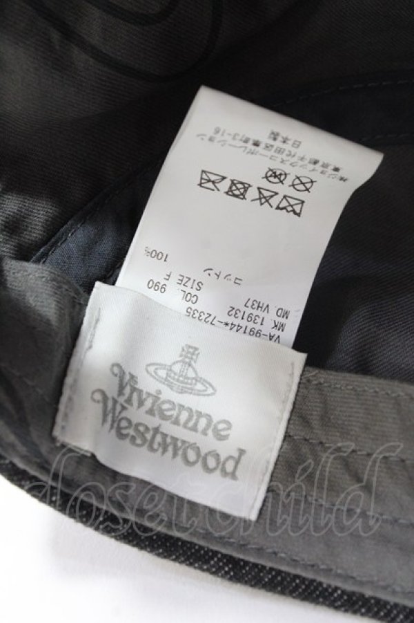 画像7: ヴィヴィアンウエストウッド MAN 中古 / “BARBED WIRE CIRCLE ORB” キャップ  黒  Y-25-08-20-006-ha-SZ-ZY (7)