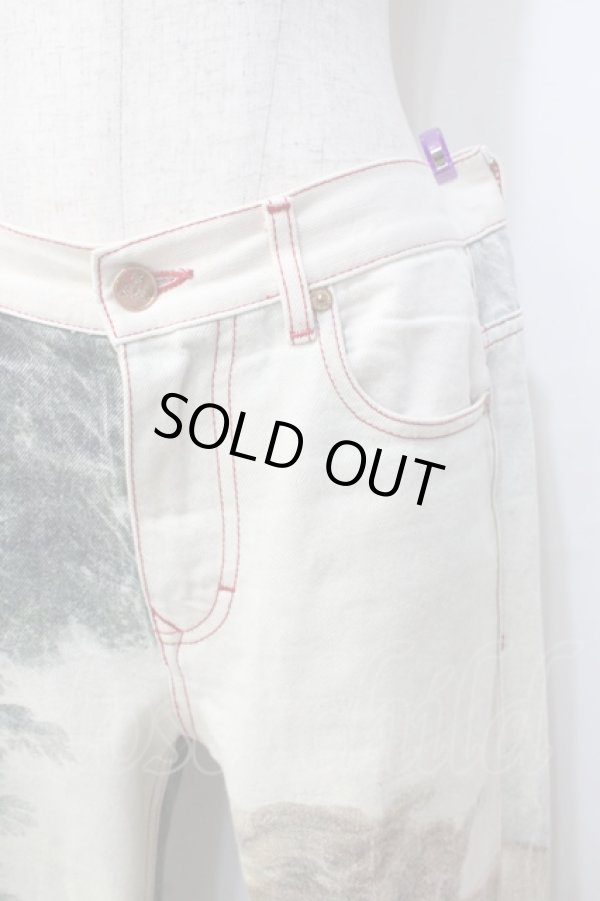 画像5: ヴィヴィアンウエストウッド 中古 / ブーシェ　デニムパンツ 28 アイボリー  Y-25-08-20-046-pa-SZ-ZY (5)