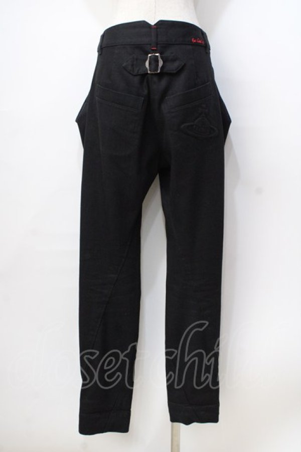 画像3: ヴィヴィアンウエストウッド 中古 / デニムトラウザーズ 1 ブラック  Y-25-08-20-047-pa-SZ-ZY (3)