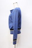 画像2: ヴィヴィアンウエストウッド 中古 / ハートジャガードニットスウェット 2 青  Y-25-08-20-048-to-SZ-ZY (2)