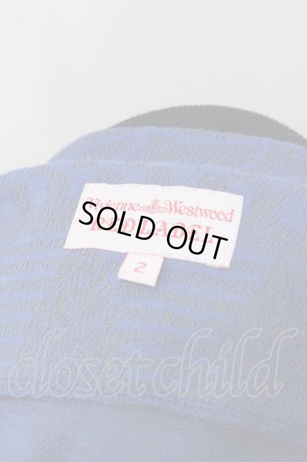 画像5: ヴィヴィアンウエストウッド 中古 / ハートジャガードニットスウェット 2 青  Y-25-08-20-048-to-SZ-ZY (5)