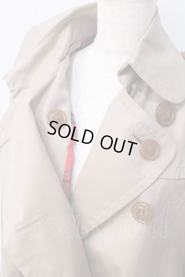 画像6: ヴィヴィアンウエストウッド 中古 / トレンチコート 3 ベージュ  Y-25-08-20-051-co-SZ-ZY (6)