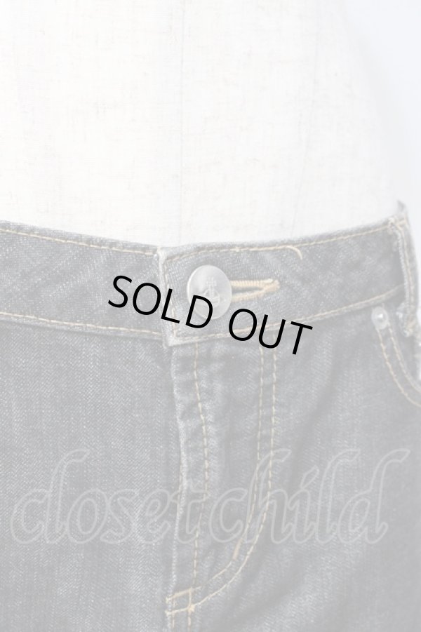 画像5: ヴィヴィアンウエストウッド 中古 //デニムミニスカート 1 黒  Y-25-08-20-052-sk-SZ-ZY (5)