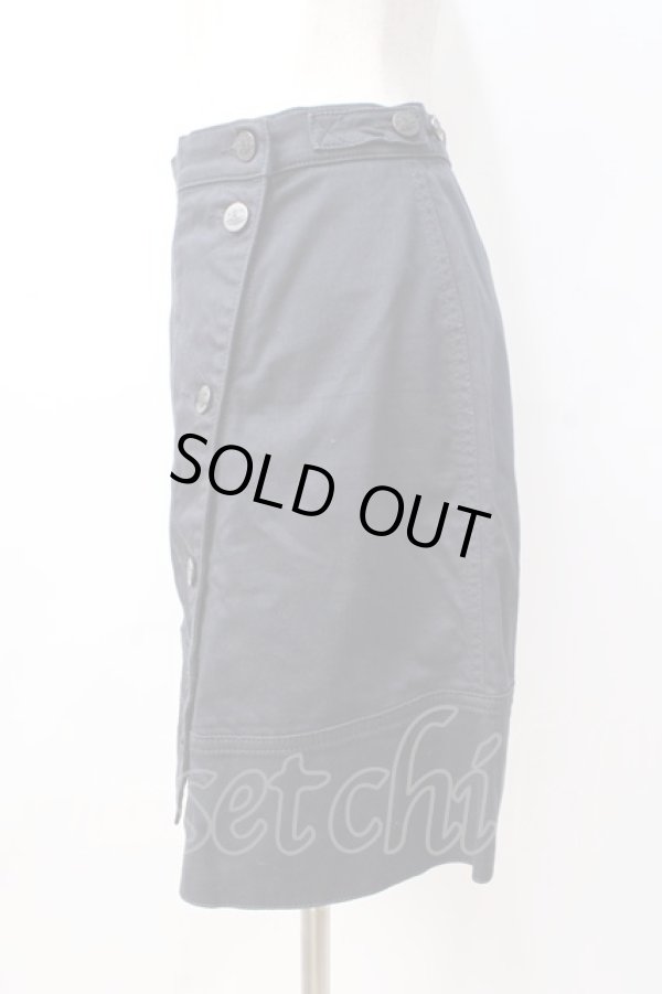 画像2: ANGLOMANIA 中古 / ラップスカート 25 紺  Y-25-08-20-053-sk-SZ-ZH (2)