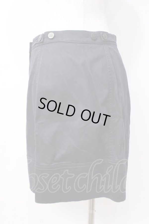 画像3: ANGLOMANIA 中古 / ラップスカート 25 紺  Y-25-08-20-053-sk-SZ-ZH (3)