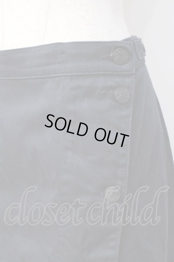 画像5: ANGLOMANIA 中古 / ラップスカート 25 紺  Y-25-08-20-053-sk-SZ-ZH (5)