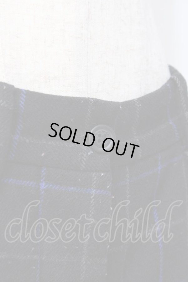 画像4: ANGLOMANIA 中古 / 格子チェックパンツ 38 黒  Y-25-08-20-056-pa-SZ-ZH (4)