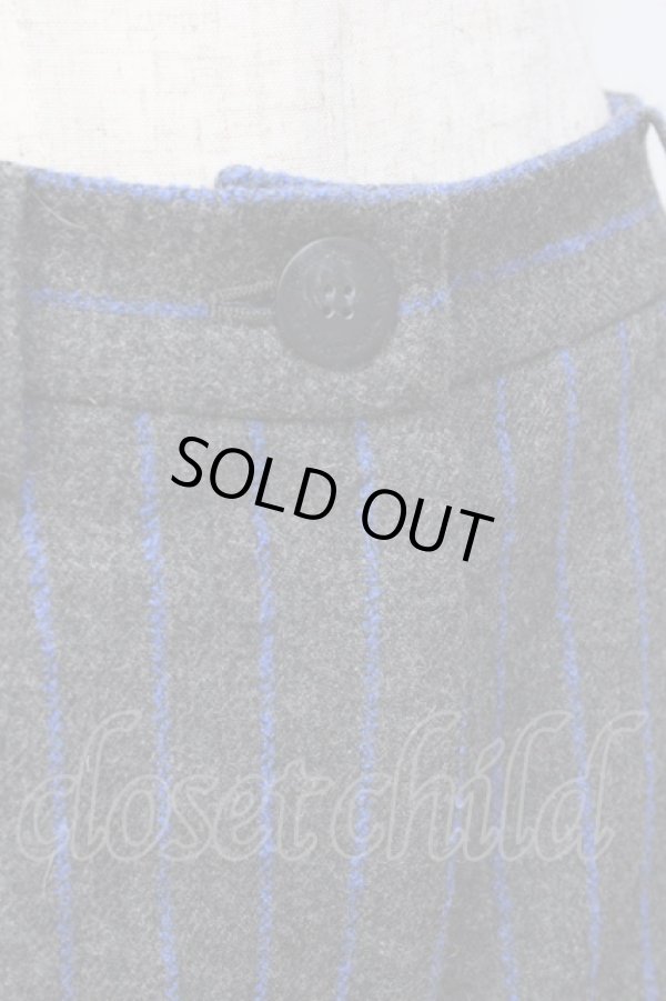 画像4: ANGLOMANIA 中古 / ストライプパンツ 36 グレー  Y-25-08-20-058-pa-SZ-ZH (4)