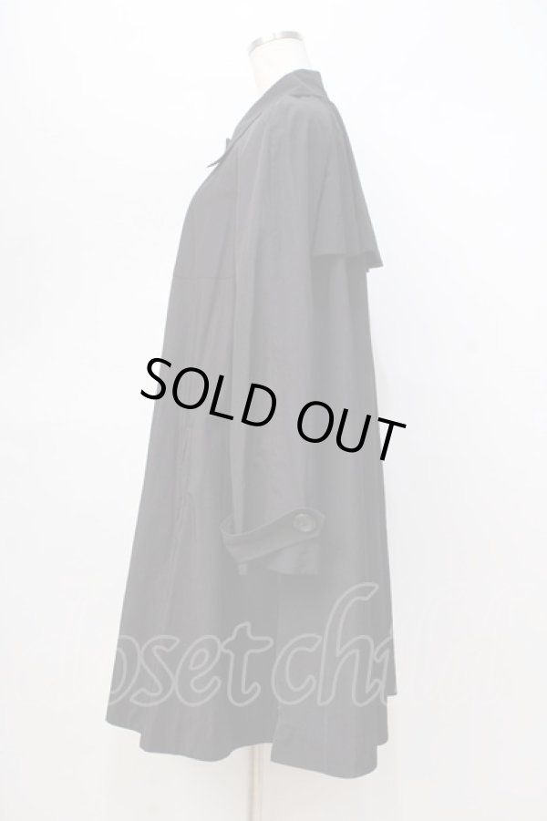 画像2: ヴィヴィアンウエストウッド 中古 / トレンチコート 2 ブラック  Y-25-08-20-062-co-SZ-ZH (2)