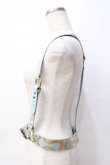 画像2: ヴィヴィアンウエストウッド 中古 / スクイグルワールズエンドボンテージハーネス  サックス×ゴールド  Y-25-08-20-065-gd-SZ-ZY (2)