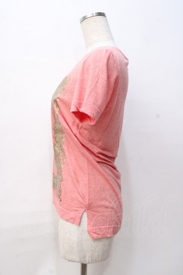 画像2: ヴィヴィアンウエストウッド 中古 / オーブ額縁Tシャツ 2 ピンク  Y-25-08-20-066-to-SZ-ZH (2)