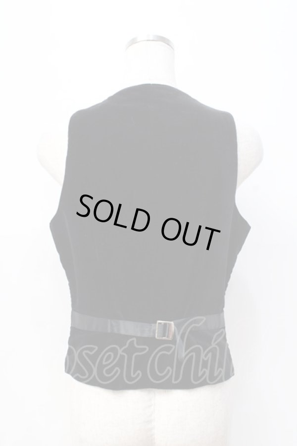 画像3: ヴィヴィアンウエストウッド 中古 / 別珍ベスト 12 ブラック  Y-25-08-20-068-jc-SZ-ZH (3)