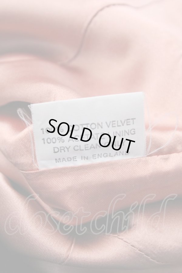 画像8: ヴィヴィアンウエストウッド 中古 / 別珍ベスト 12 ブラック  Y-25-08-20-068-jc-SZ-ZH (8)