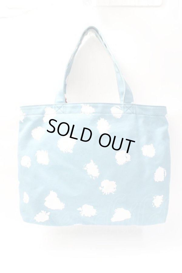 画像2: ヴィヴィアンウエストウッド 中古 / PRINTED TEDDYトートバッグ  サックス  Y-25-08-20-011-ba-AS-OS (2)