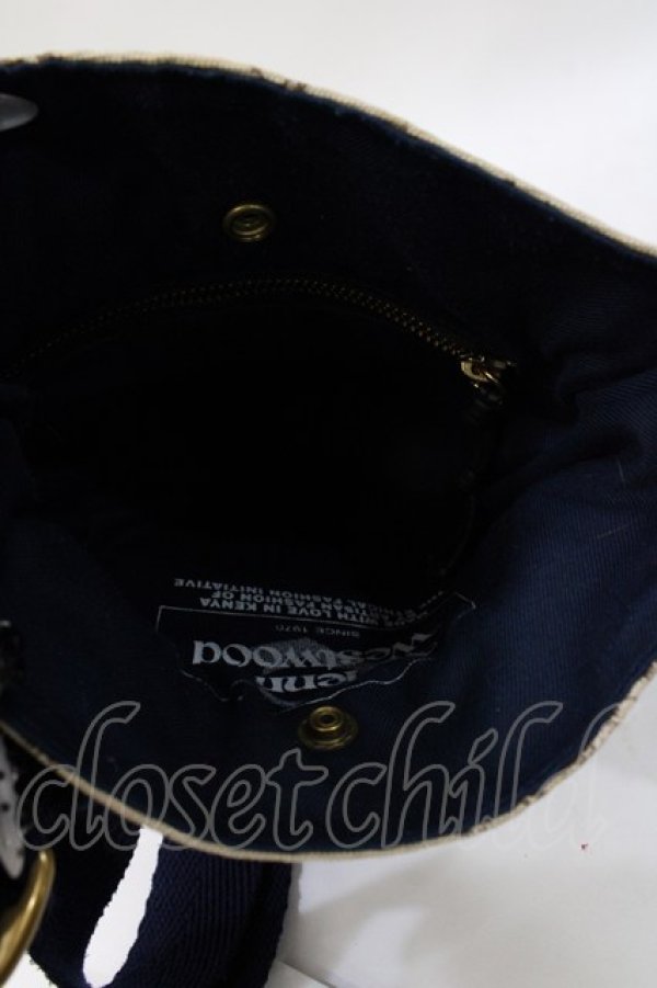 画像4: ヴィヴィアンウエストウッド 中古 / POMADOUR MINI SACK  ベージュ  Y-25-08-20-012-ba-SZ-ZY (4)