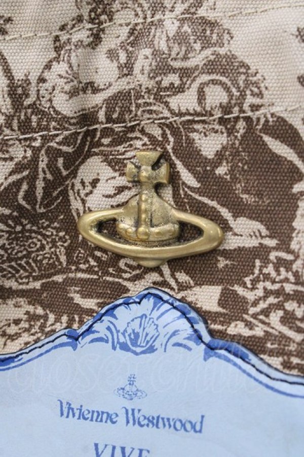 画像7: ヴィヴィアンウエストウッド 中古 / POMADOUR MINI SACK  ベージュ  Y-25-08-20-012-ba-SZ-ZY (7)