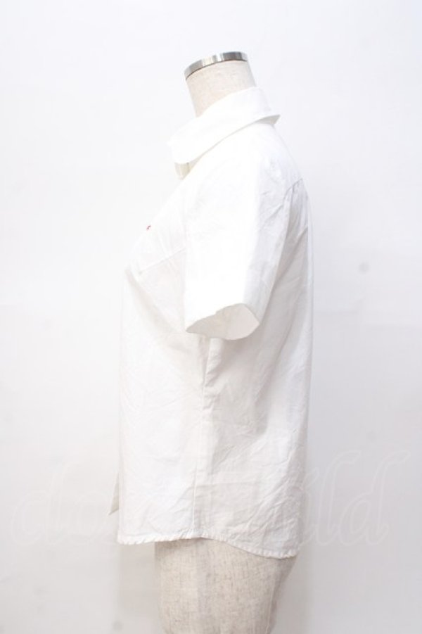 画像2: ヴィヴィアンウエストウッド 中古 / 単色オーブ刺繍ブラウス 2 ホワイト  Y-25-08-20-014-to-SZ-ZY (2)