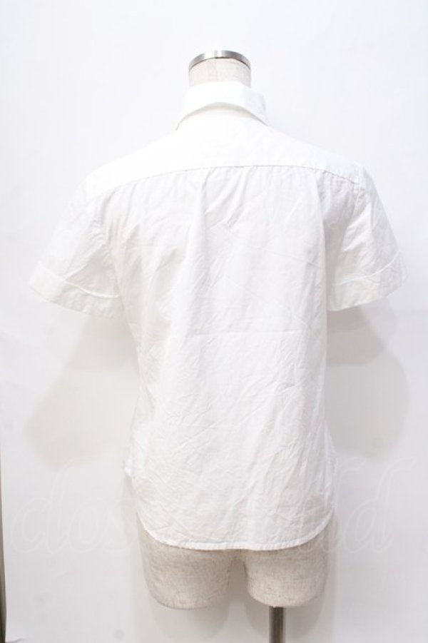 画像3: ヴィヴィアンウエストウッド 中古 / 単色オーブ刺繍ブラウス 2 ホワイト  Y-25-08-20-014-to-SZ-ZY (3)