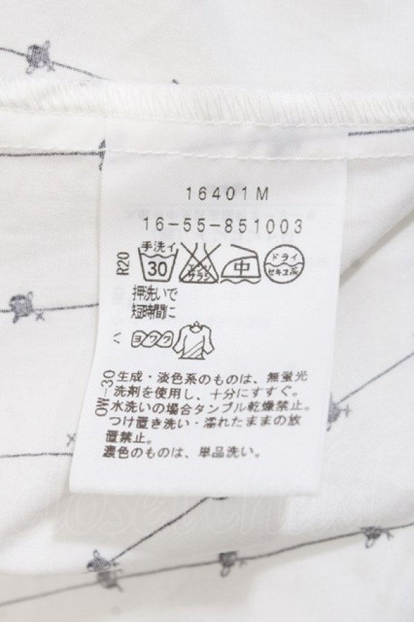 画像6: ヴィヴィアンウエストウッド 中古 / 単色オーブ刺繍ブラウス 3 ホワイト  Y-25-08-20-015-to-SZ-ZY (6)