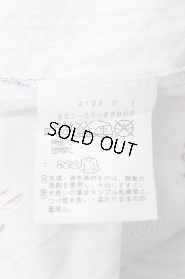 画像8: ヴィヴィアンウエストウッド 中古 / リボン柄ブラウス 3 ホワイト  Y-25-08-20-016-bl-SZ-ZY (8)