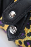 画像4: ヴィヴィアンウエストウッド 中古 / ANNIE MINI BACKPACK  イエロー×パープルレオパード  Y-25-09-07-052-ba-IG-ZY (4)