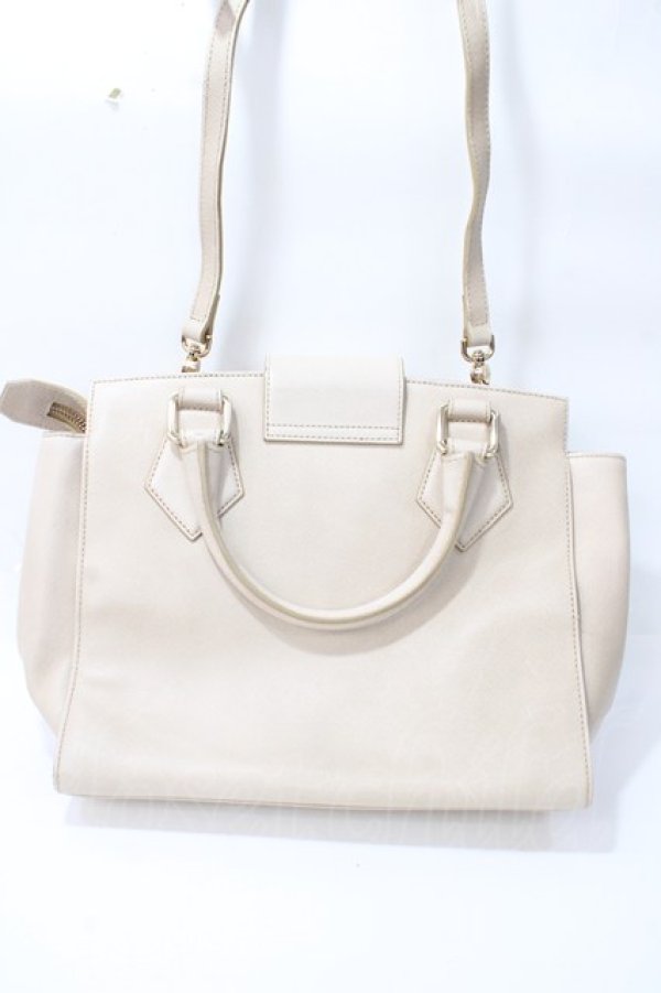 画像2: ヴィヴィアンウエストウッド 中古 /IO SAFFIANOハンドバッグ  ベージュ  Y-25-09-07-058-ba-SZ-ZY (2)