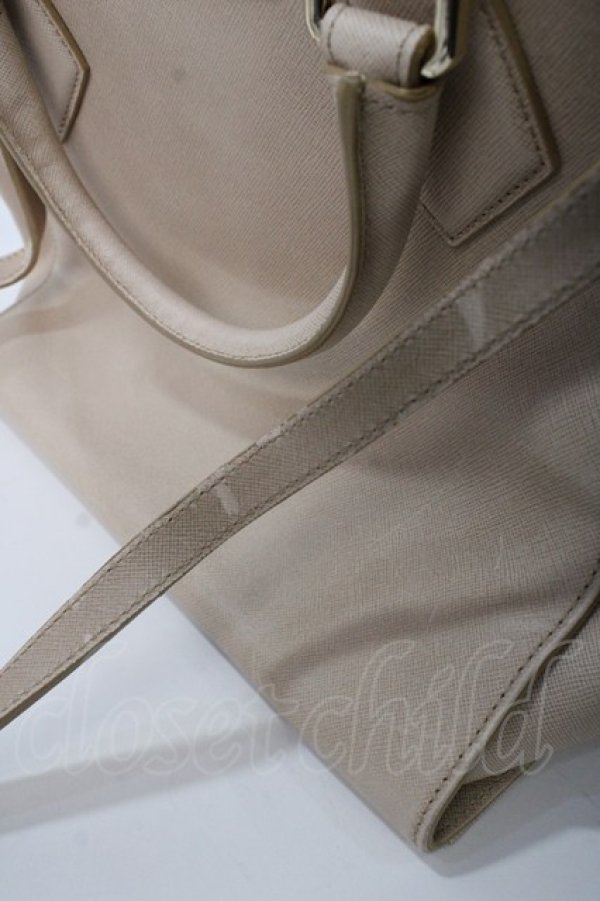 画像6: ヴィヴィアンウエストウッド 中古 /IO SAFFIANOハンドバッグ  ベージュ  Y-25-09-07-058-ba-SZ-ZY (6)