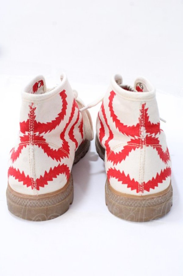 画像3: ヴィヴィアンウエストウッド 中古 / スクイグルスニーカー 39 シロ×レッド  Y-25-09-07-059-sh-SZ-ZY (3)