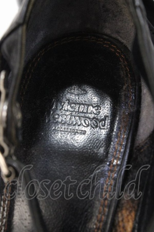 画像5: ヴィヴィアンウエストウッド 中古 / アニマルトゥTベルトシューズ 35.5 黒  Y-25-09-07-066-sh-AS-ZY (5)