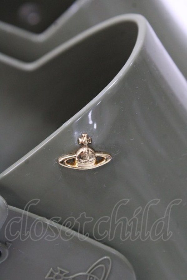 画像5: ヴィヴィアンウエストウッド×Melissa 中古 / MULE AD サンダル 24 カーキ  Y-25-09-07-067-sh-SZ-ZY (5)